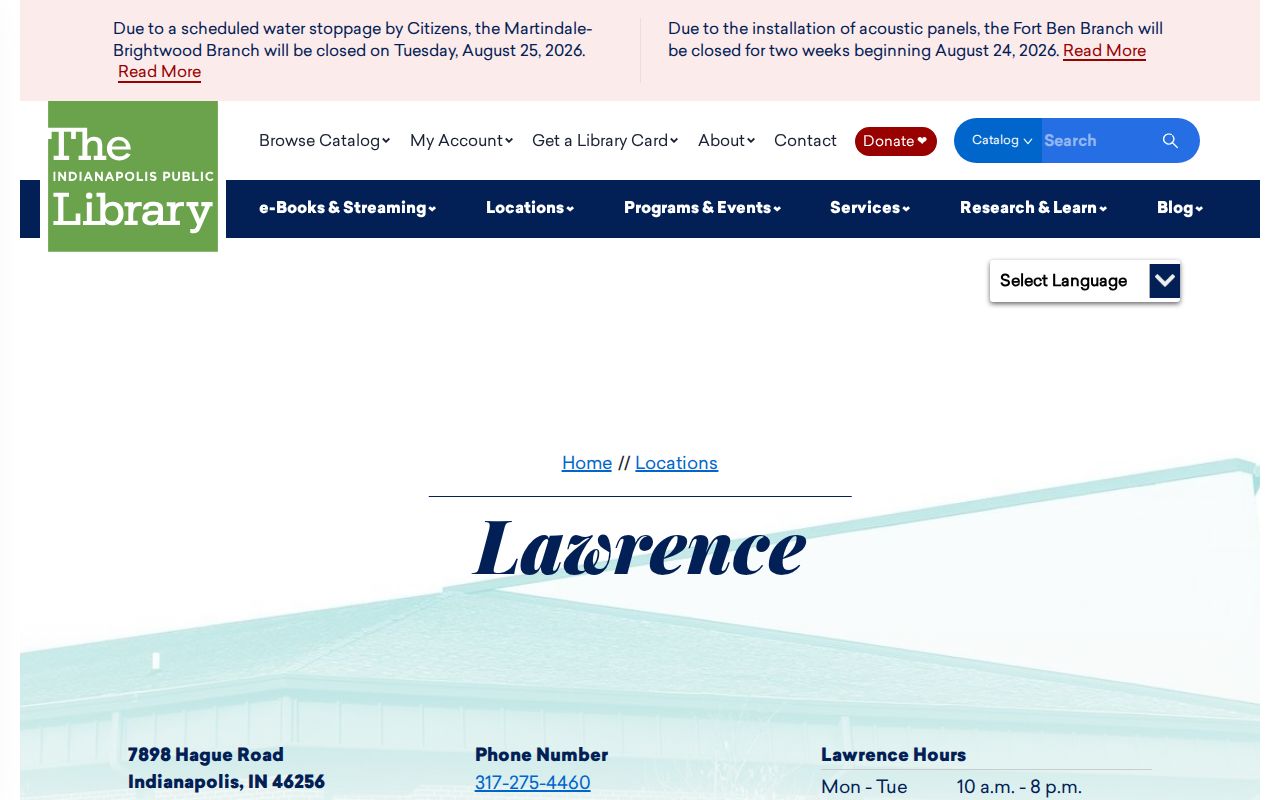 Lawrence city directory research at Lawrence Branch library