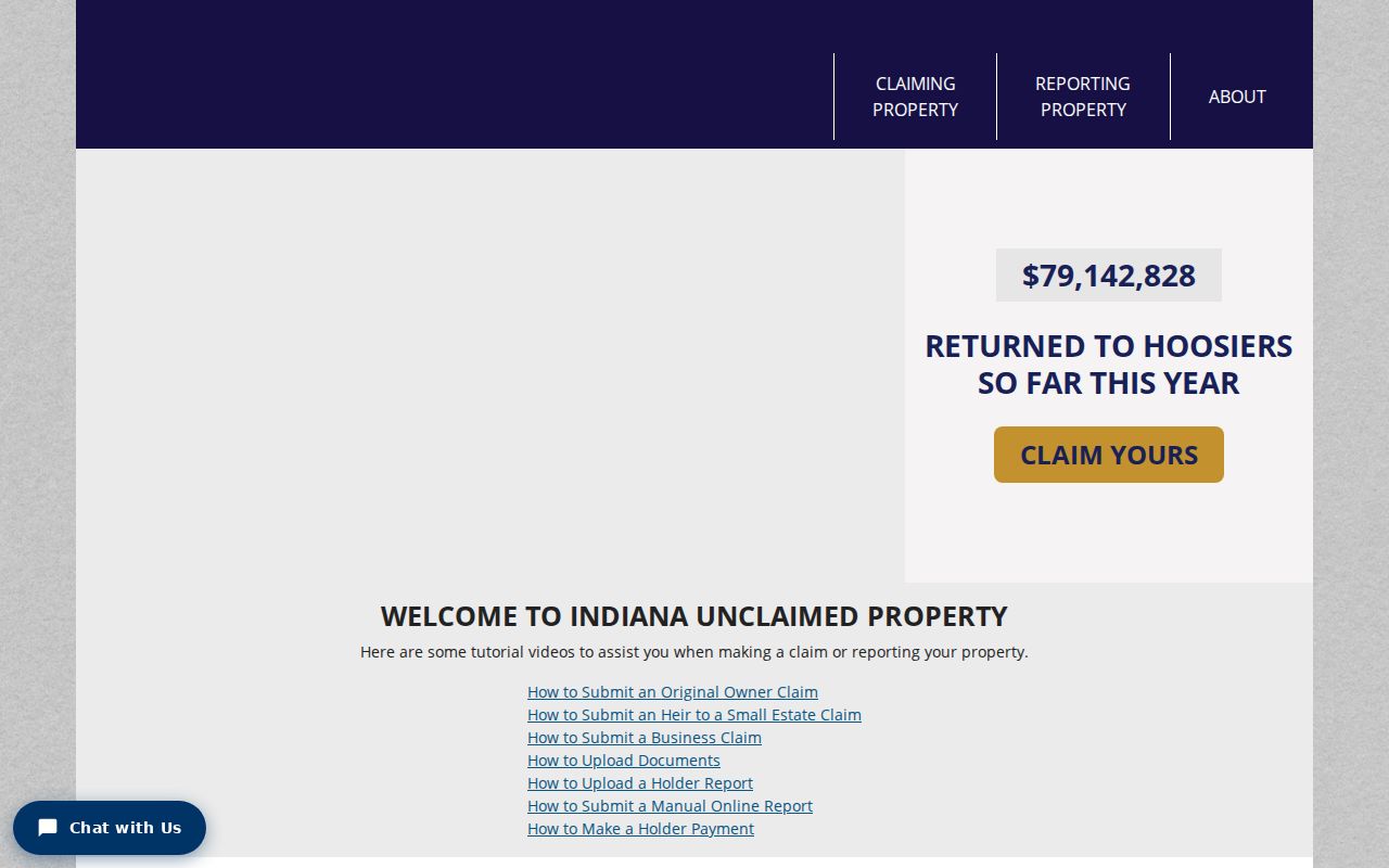 Lawrence residents directory Indiana unclaimed property search