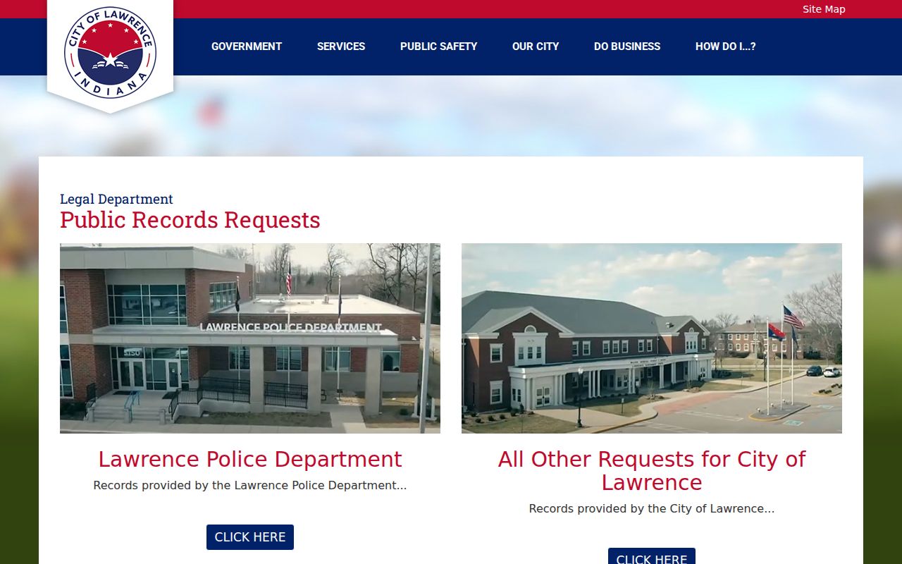 Lawrence residents directory city records routing page
