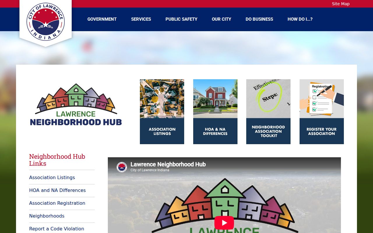 Lawrence neighbors Neighborhood Hub civic directory