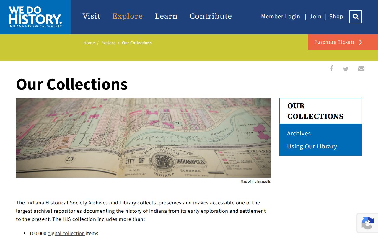 Lawrence previous residents Indiana Historical Society collections