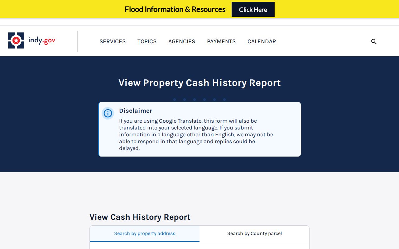 Lawrence street directory Marion County property cash history